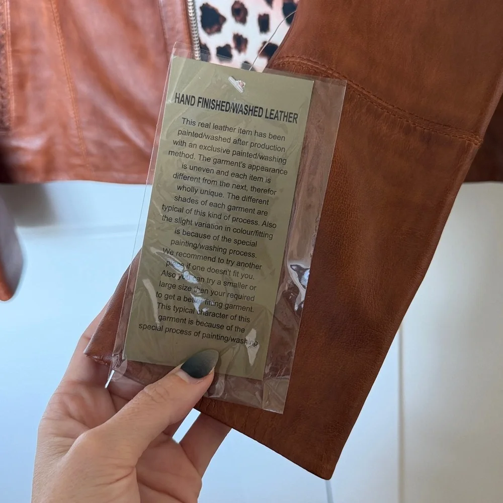Mavericks of Scottsdale Vintage Brown Leather Jacket
